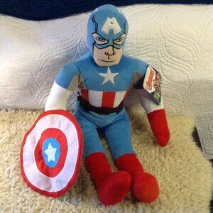 NWT Marvel Avengers by Jay Franco Pillow Pal Plush American Hero Y2K Kidcore